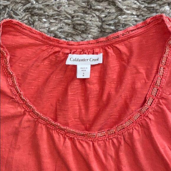 4/$20 SALE Rust 3/4 Sleeve Top - Picture 2 of 3